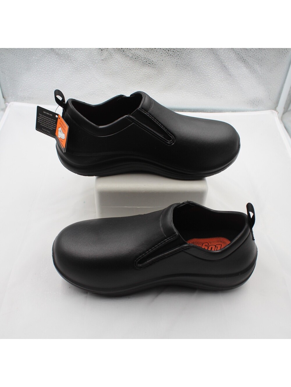 Lugz Pro-Tech Sizzle Slip Resistant Clog Unisex Men's 6 D Black NIB Pls Read!